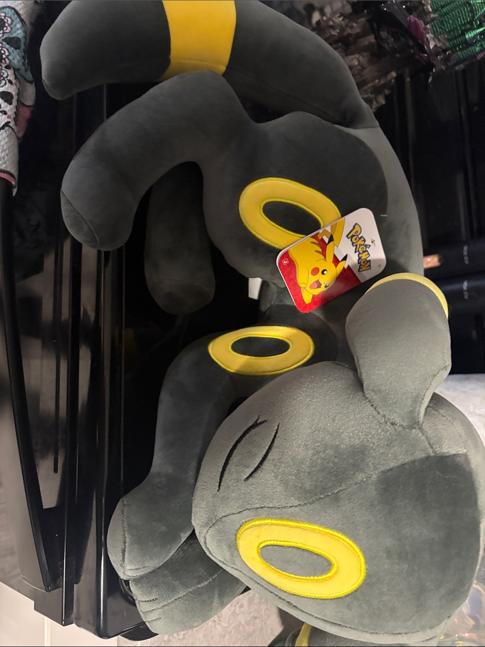 Pokemon Umbreon Plush - Gray & Yellow
